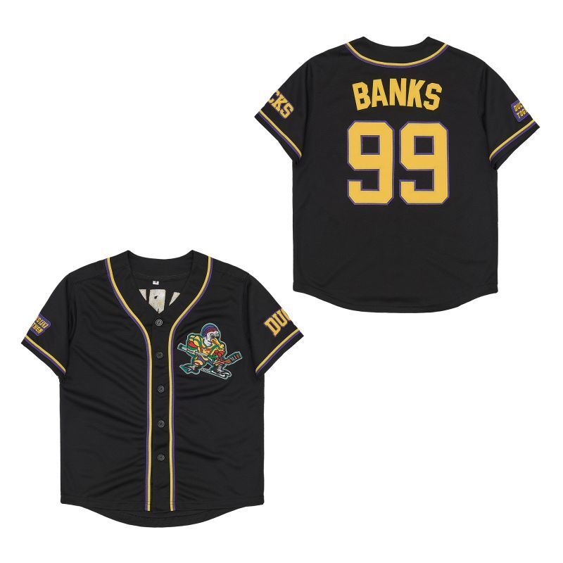 Anaheim Ducks #99 Adam Banks Style 3
