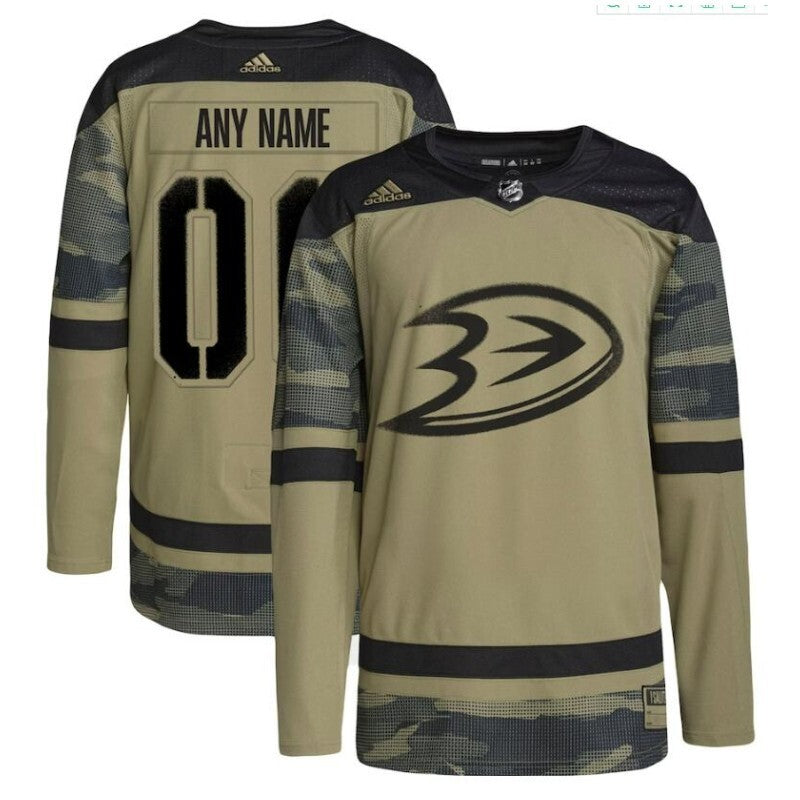 Anaheim Ducks adidas Military Appreciation Team Authentic Custom Practice Jersey - Camo_conew1