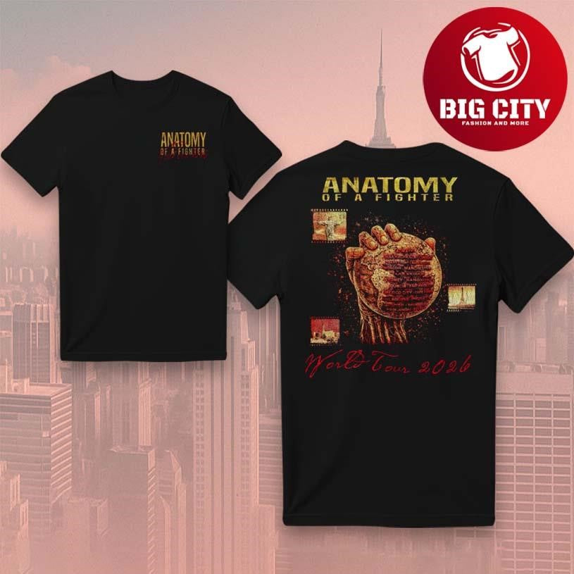 Anatomy Of A Fighter World Tour 2026 Two Sided Shirt