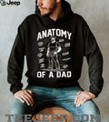 Anatomy of a Dad Funny Fatherhood Diagram Father’s Day Humor Retro Style Gift for Men T Shirt