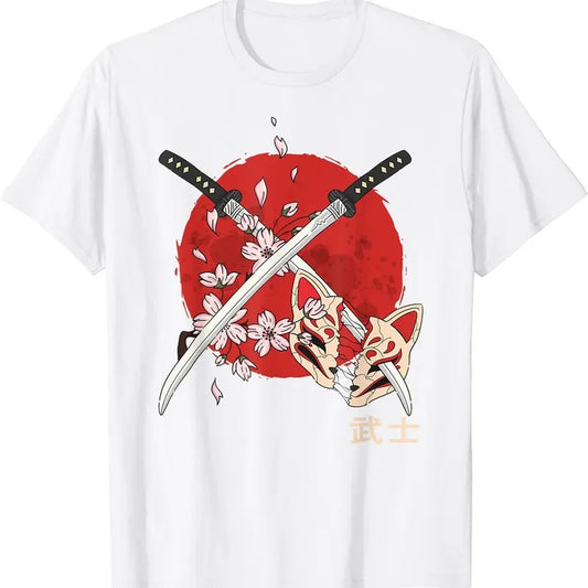 Ancient Japanese Cherry Blossom Samurai Katana Sword T-Shirt Sweatshirt, Hoodie, Comfort Colors
