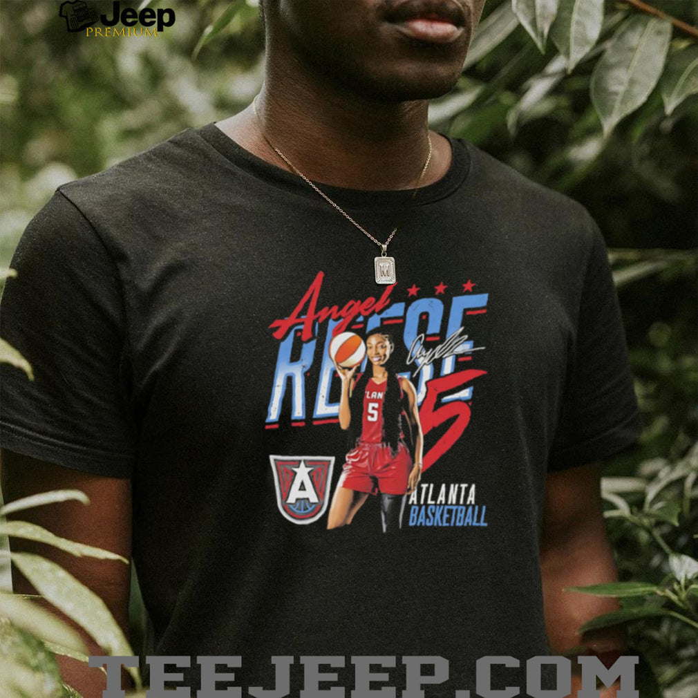 Angel Reese Atlanta Basketball Number 5 Signature Style T Shirt