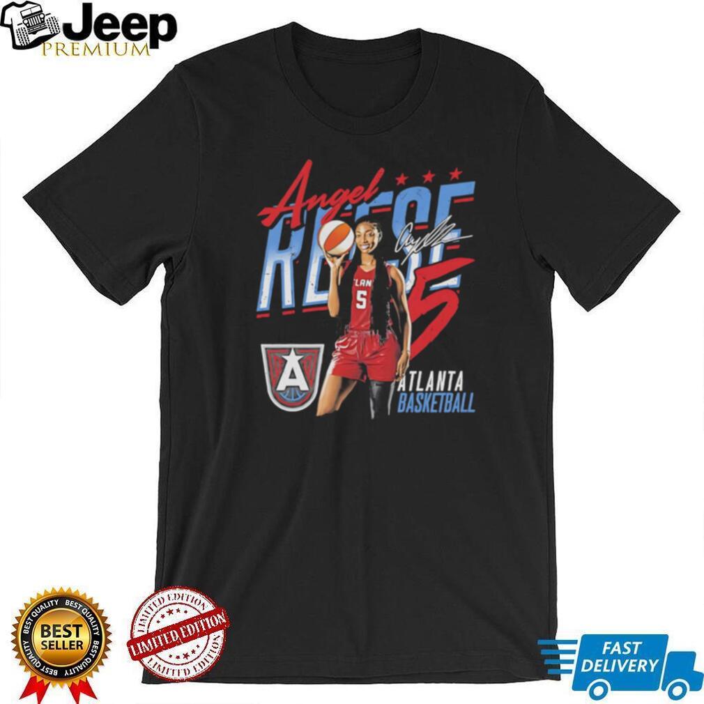 Angel Reese Atlanta Basketball Number 5 Signature Style T Shirt