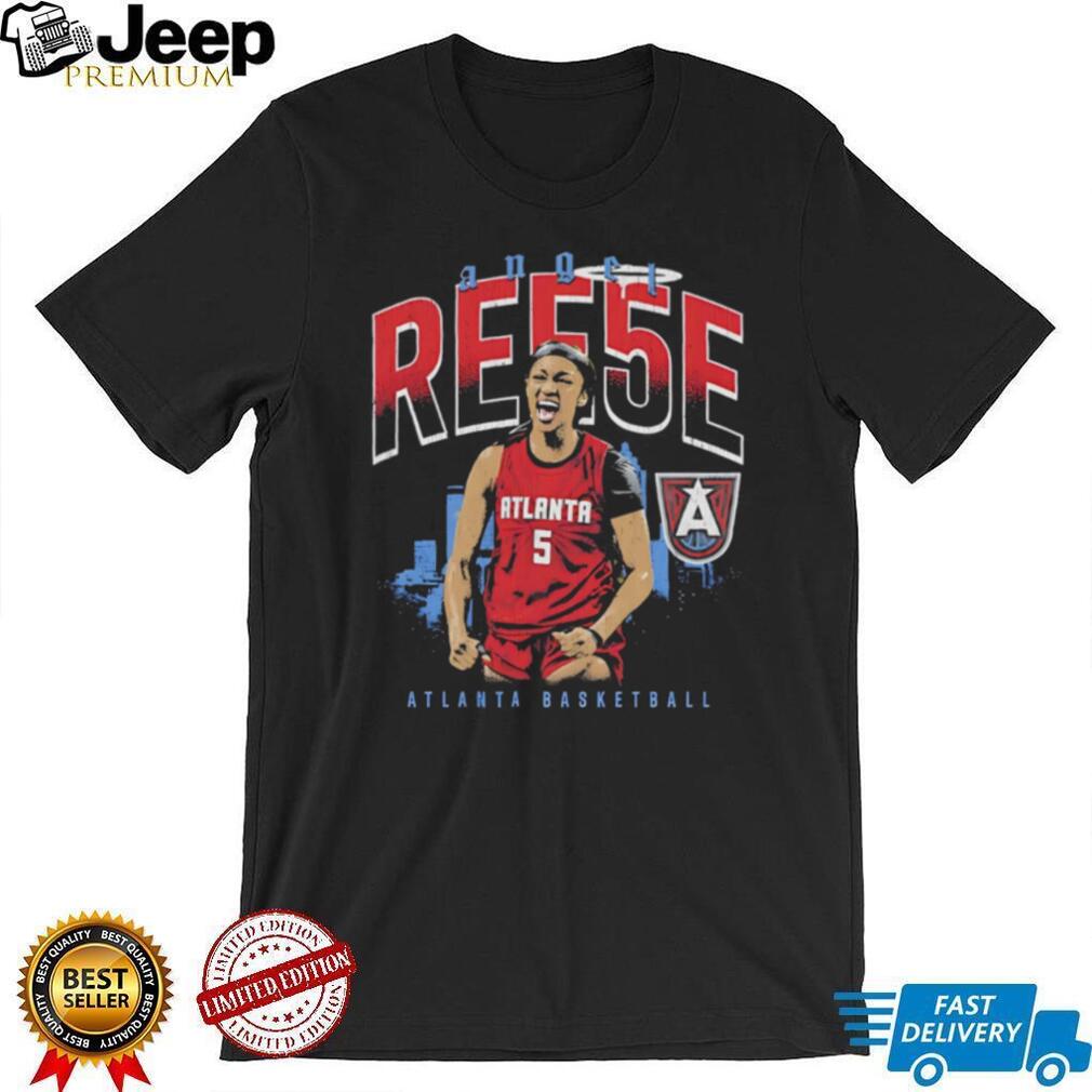 Angel Reese Atlanta Basketball Sky High Power Graphic T Shirt