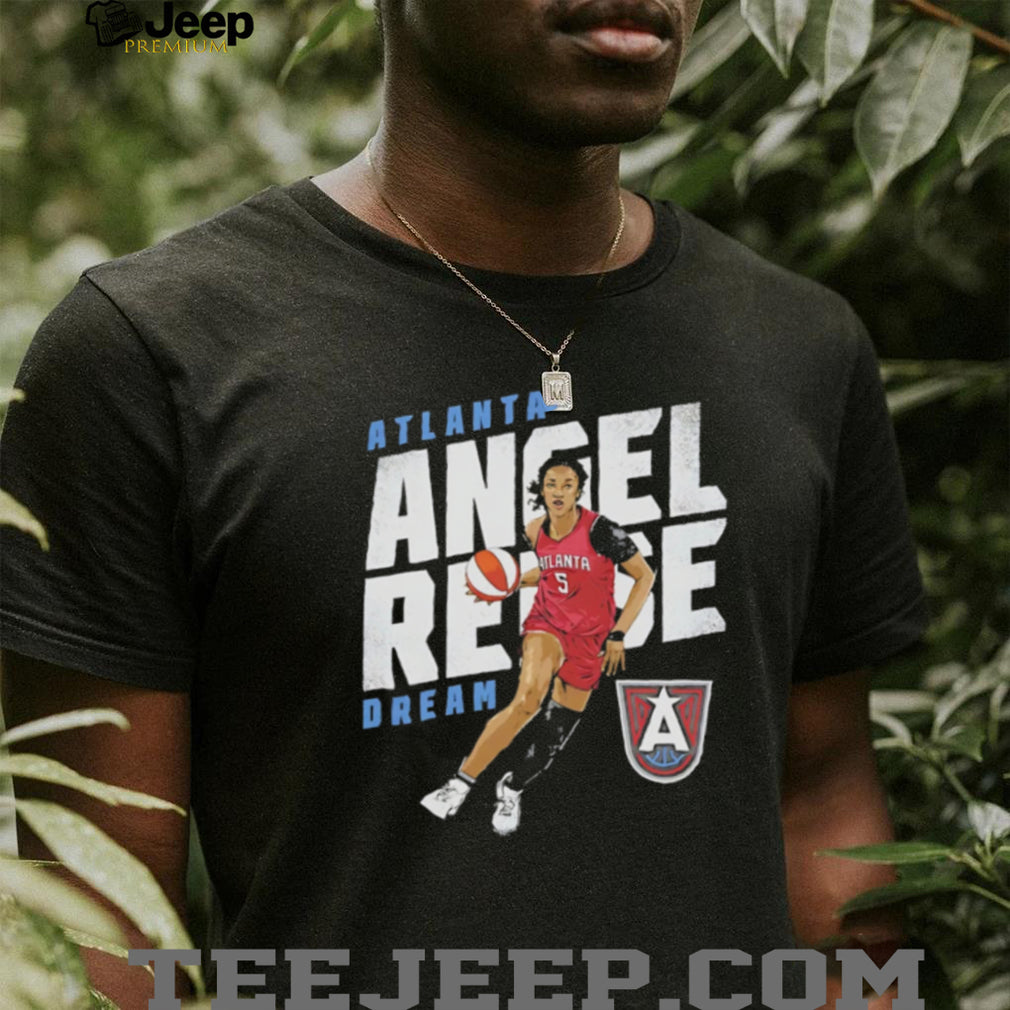 Angel Reese Atlanta Dream Dribble Action Sports Graphic T Shirt