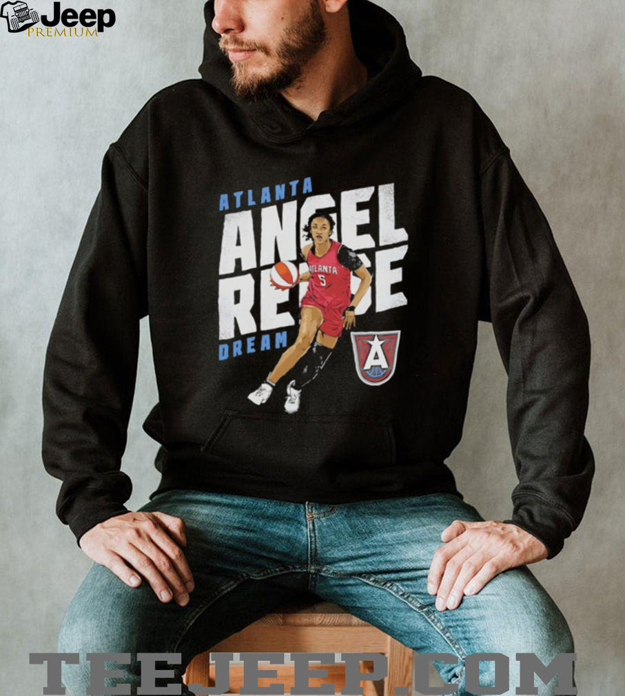 Angel Reese Atlanta Dream Dribble Action Sports Graphic T Shirt