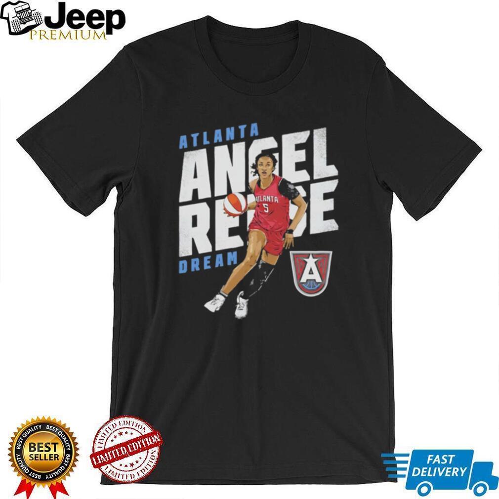 Angel Reese Atlanta Dream Dribble Action Sports Graphic T Shirt