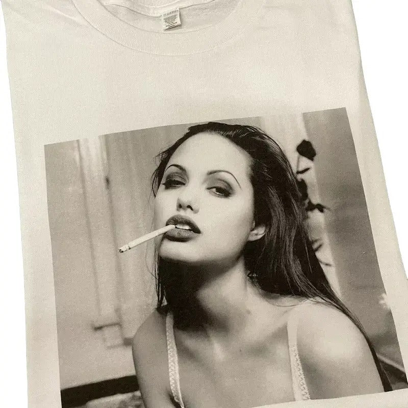 Angelina Jolie Tomb Raider Winona Ryder  Cotton Menswear T-Shirt Hoodie, Sweatshirt | WearSparks.com