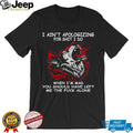 Angry Wolf Quote Leave Me The Fuck Alone Aggressive T Shirt