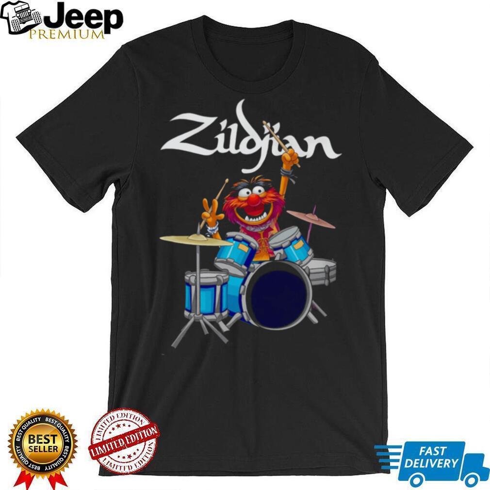 Animal Muppets Drummer Zildjian Music Graphic T Shirt