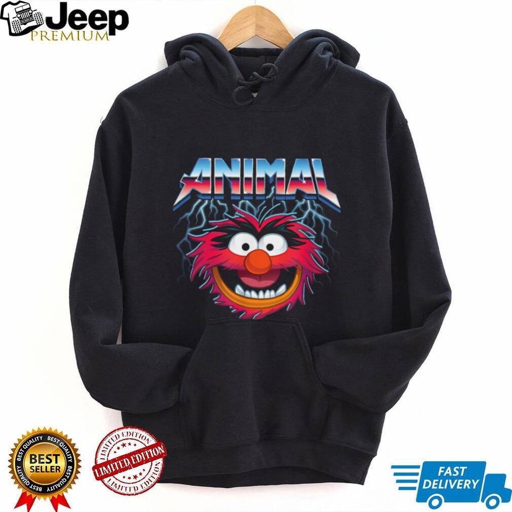 Animal Muppets Retro 80s Metal Band Style Graphic T Shirt