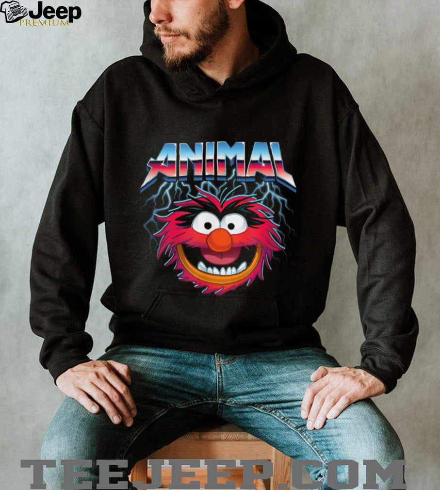 Animal Muppets Retro 80s Metal Band Style Graphic T Shirt