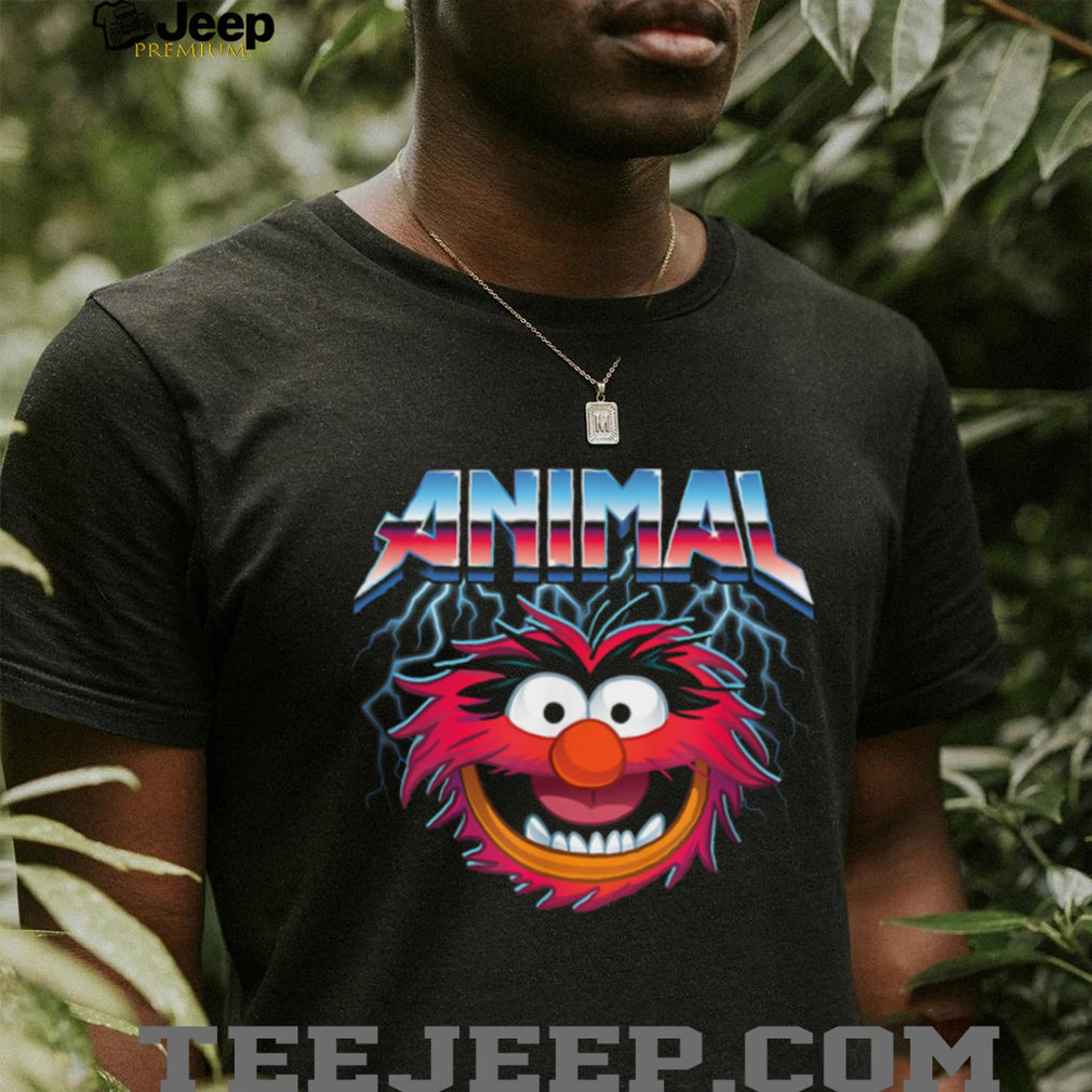 Animal Muppets Retro 80s Metal Band Style Graphic T Shirt