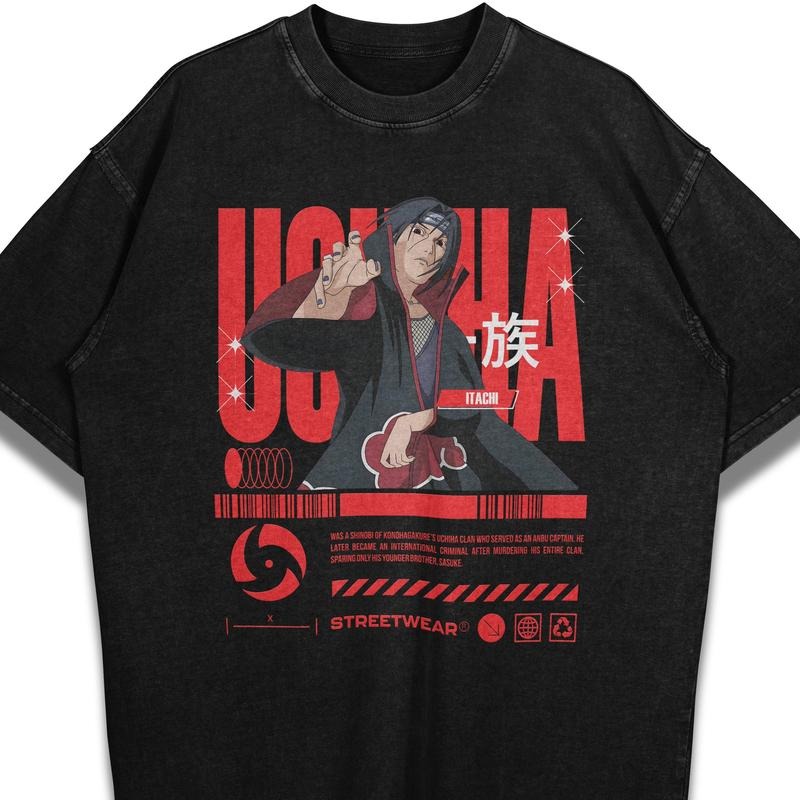 Anime manga shirt with a graphic of Itachi, perfect for enthusiasts of Japanese animation Sweatshirt, Hoodie, Comfort Colors