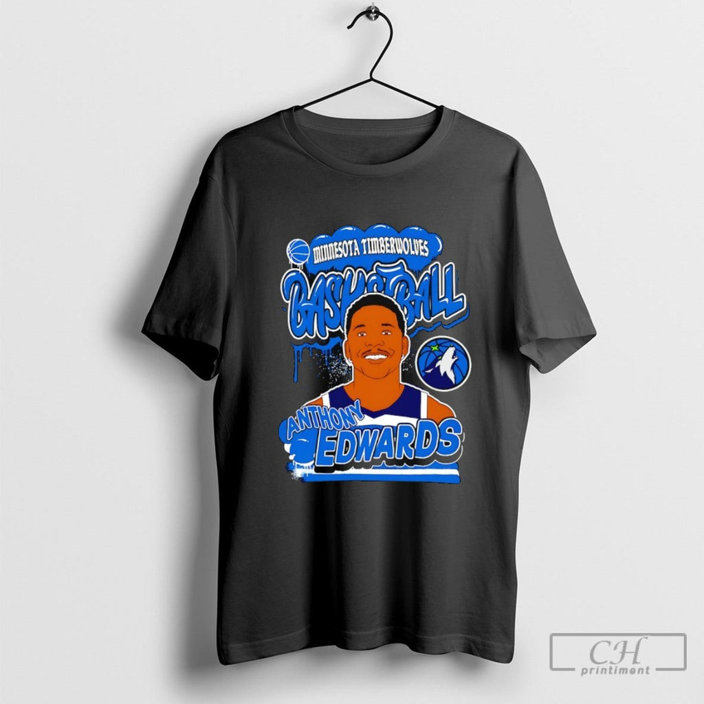 Anthony Edwards Minnesota Timberwolves Basketball Caricature Shirt Sweater