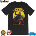 Anthrax 40th Anniversary Tour Skeleton Warrior Sun Graphic T Shirt