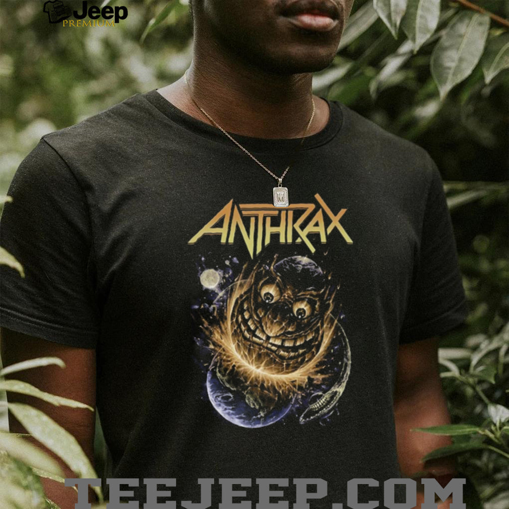 Anthrax Not Man Meteor Earth Explosion Thrash Metal T Shirt