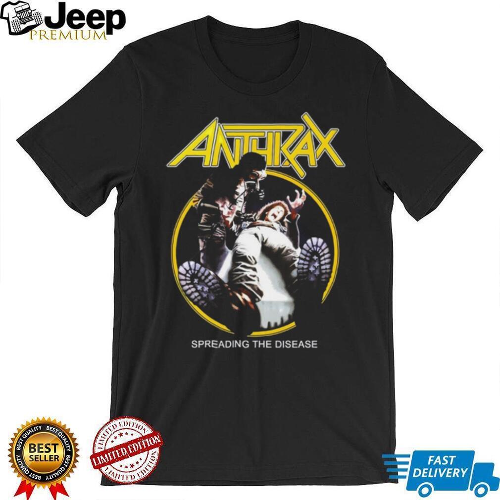 Anthrax Spreading The Disease Album Cover Official Merch T Shirt