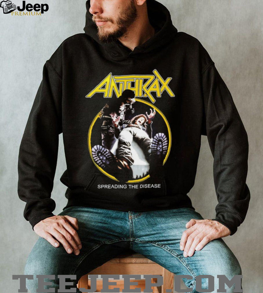 Anthrax Spreading The Disease Album Cover Official Merch T Shirt