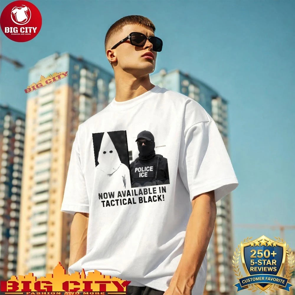 Anti ICE Now available in tactical black shirt
