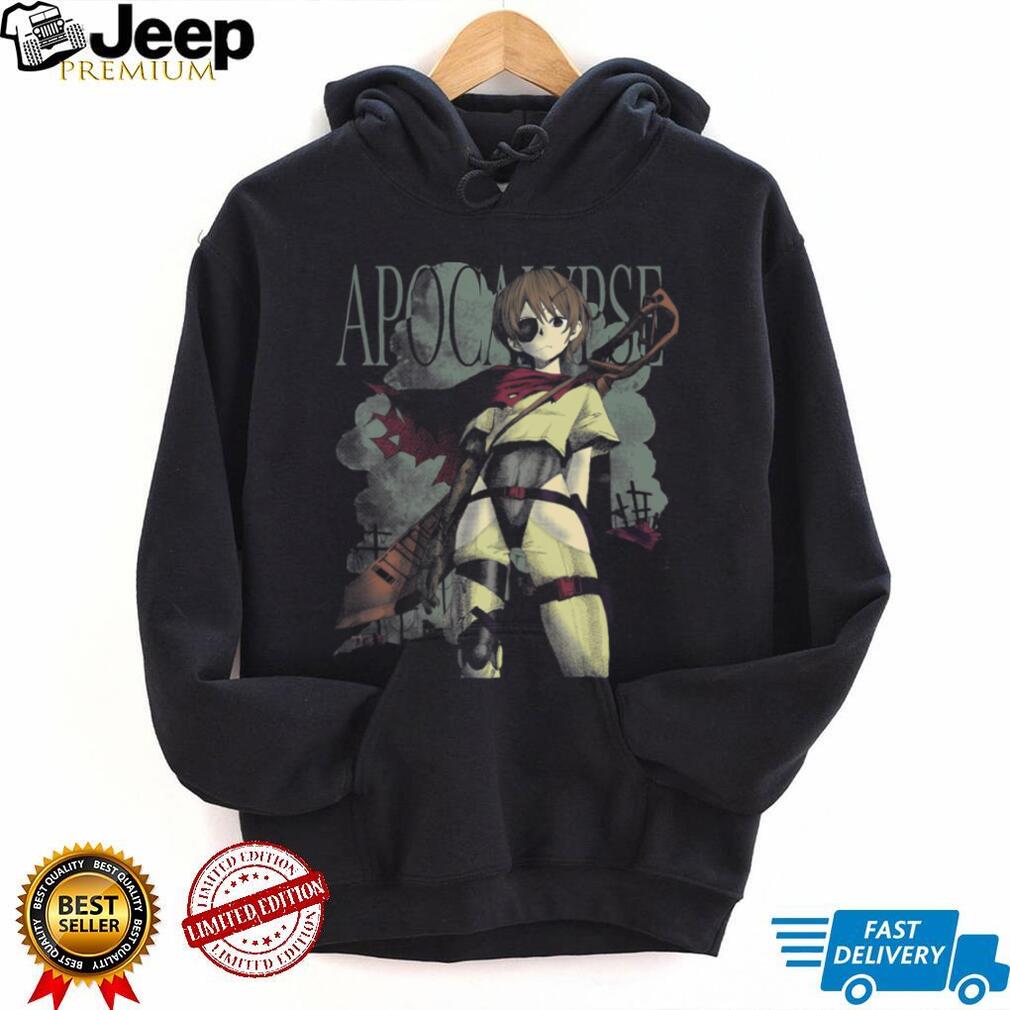 Apocalypse Anime Girl Aesthetic T Shirt Post Apocalyptic Manga Art
