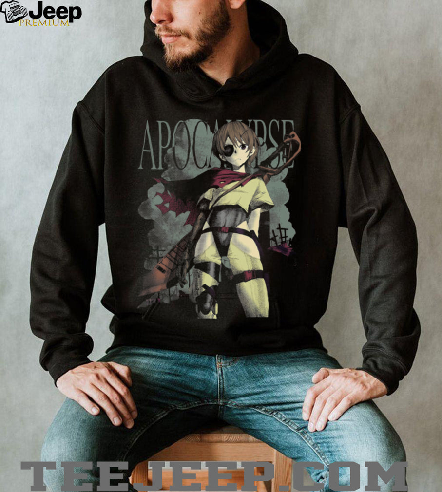 Apocalypse Anime Girl Aesthetic T Shirt Post Apocalyptic Manga Art