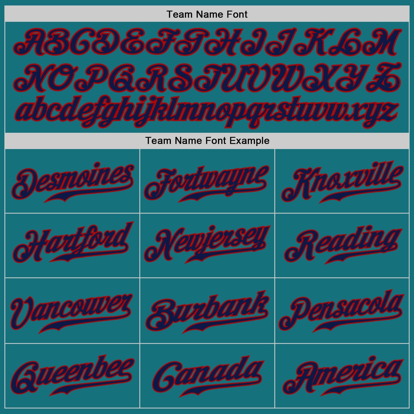 Custom Teal Navy-Red Authentic Baseball Jersey