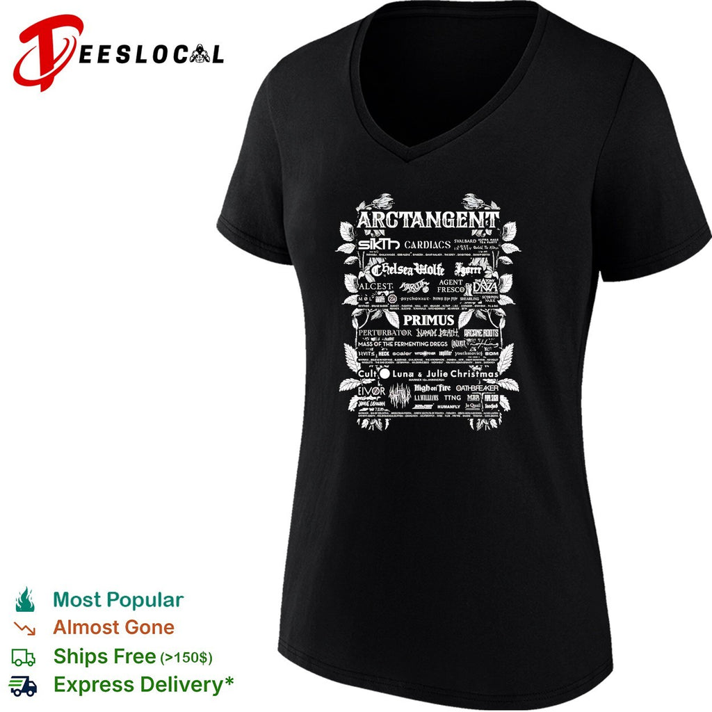Arctangent festival 2026 lineup poster shirt