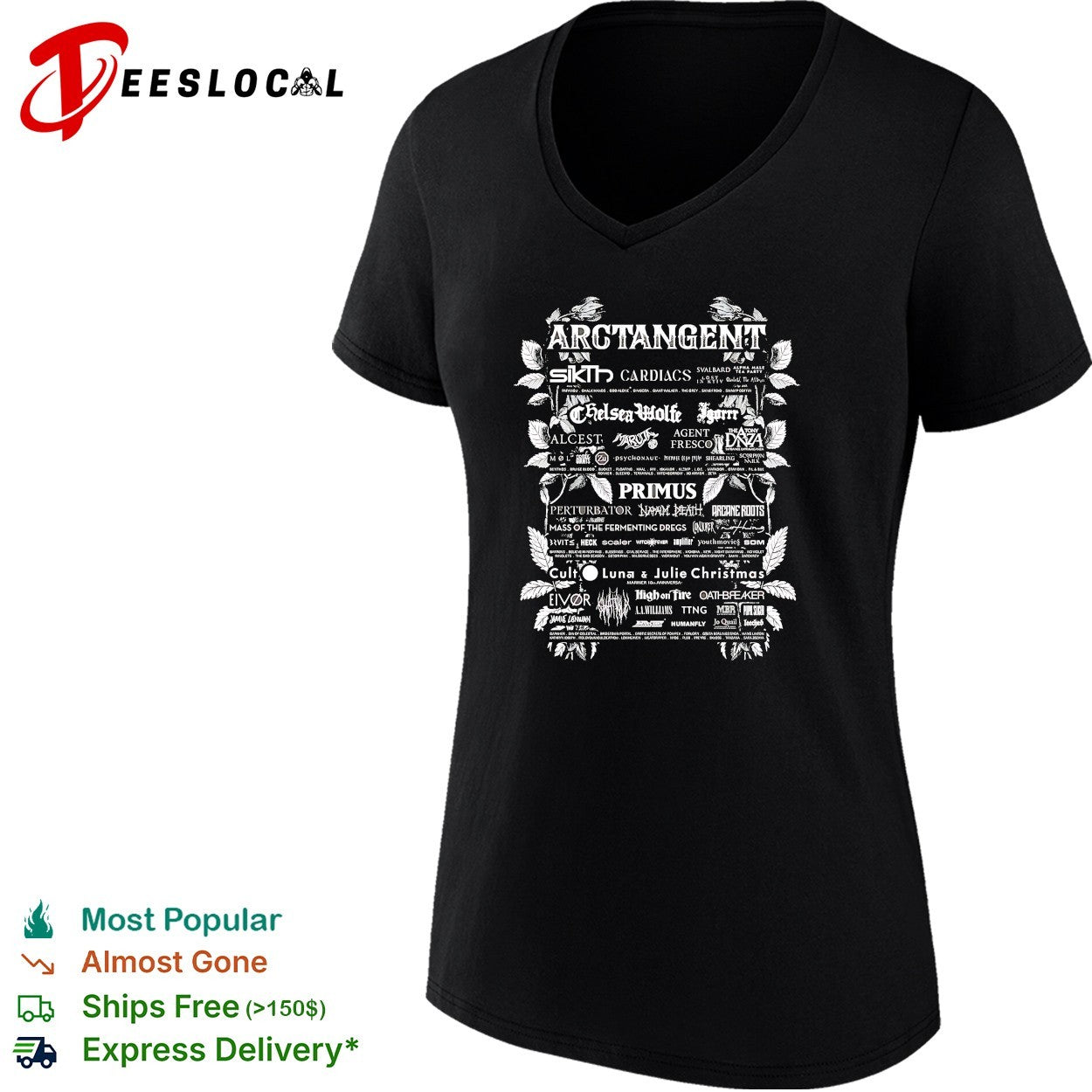 Arctangent festival 2026 lineup poster shirt