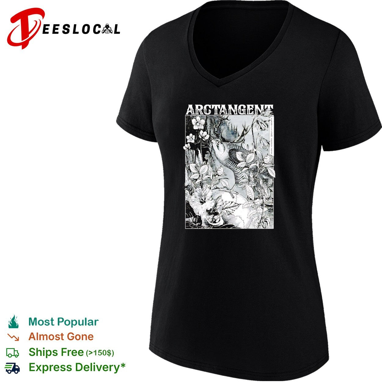 Arctangent festival Fernhill Farm 2026 bird antlers floral shirt