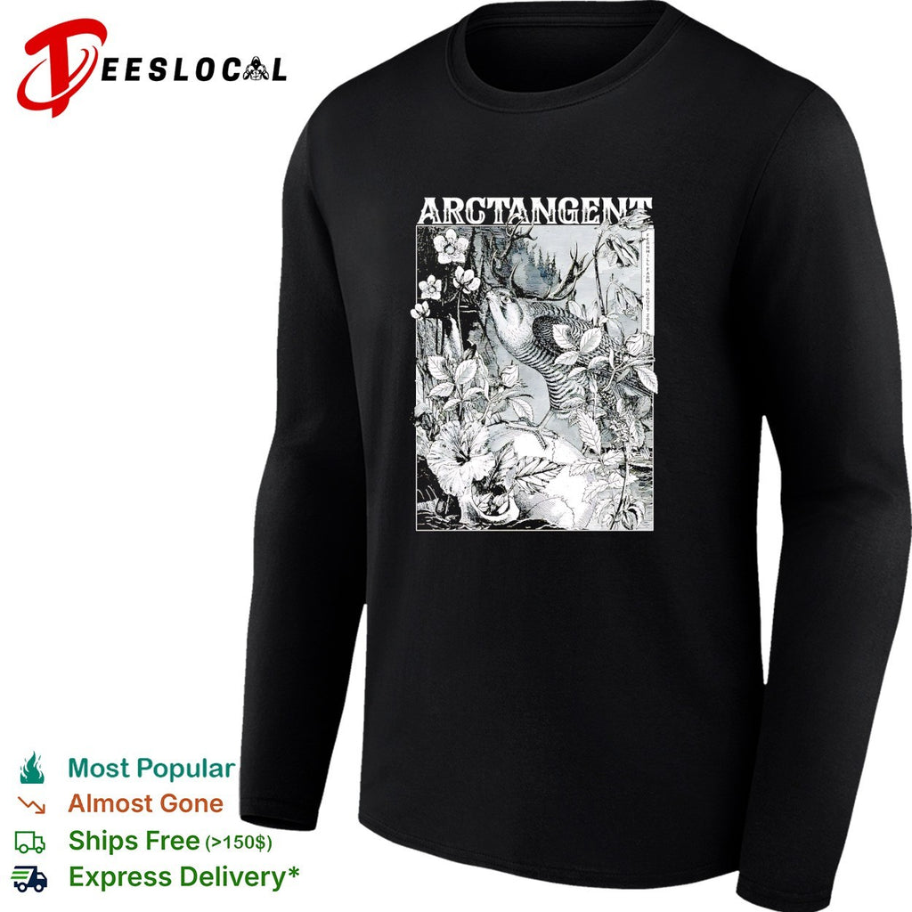Arctangent festival Fernhill Farm 2026 bird antlers floral shirt