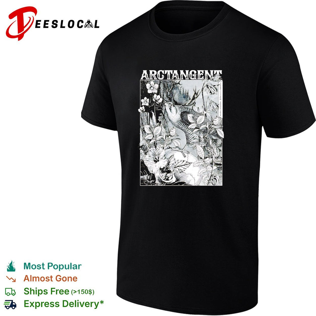 Arctangent festival Fernhill Farm 2026 bird antlers floral shirt