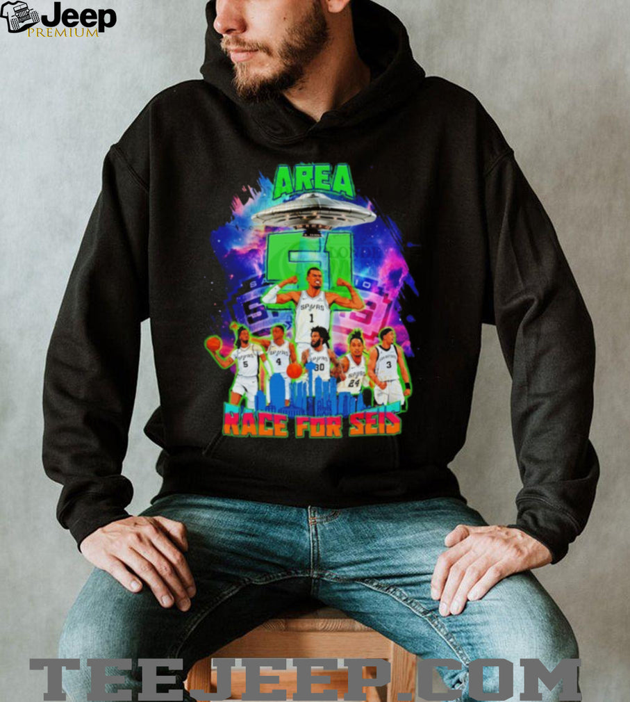Area 51 Race For Seis Victor Wembanyama Alien Squad T Shirt