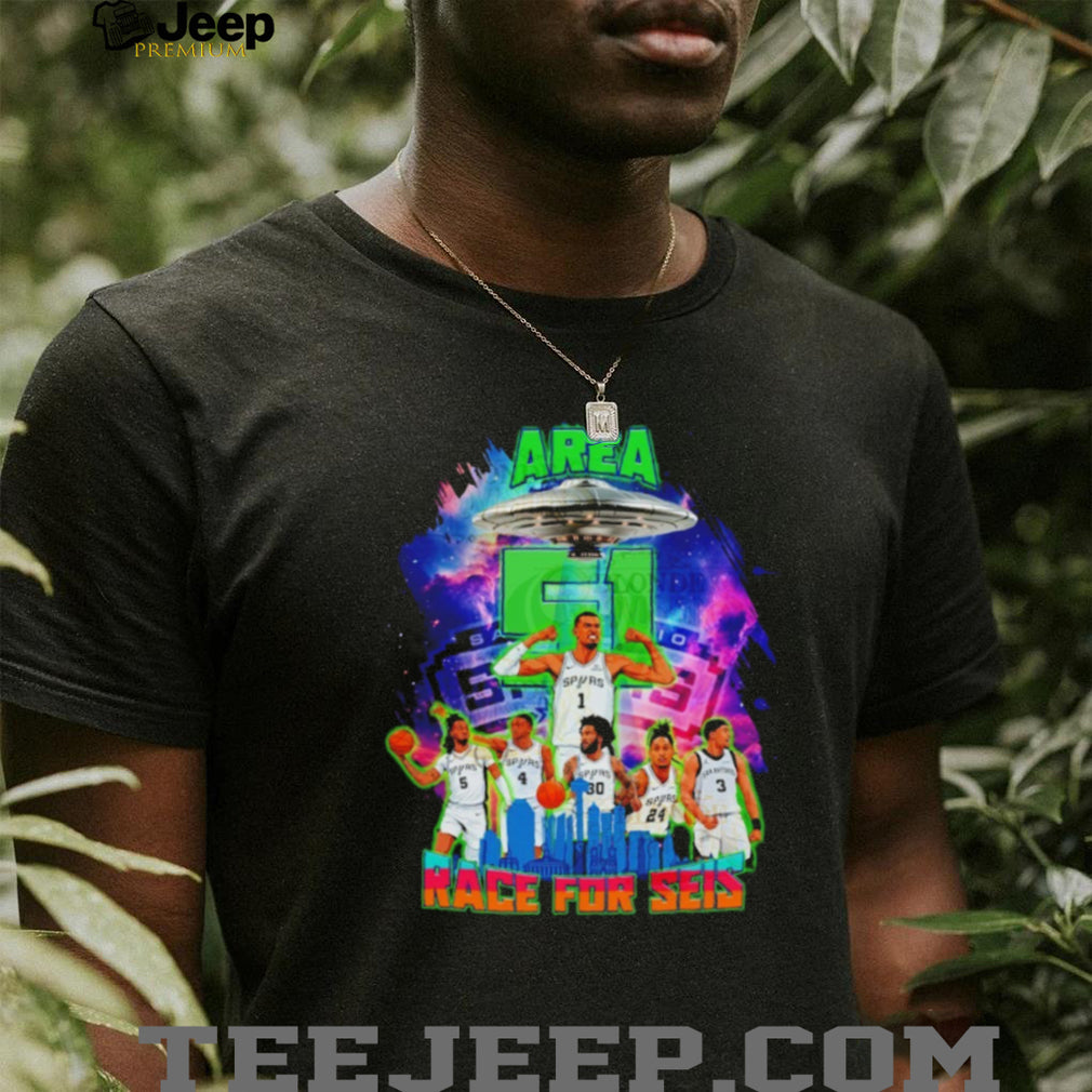 Area 51 Race For Seis Victor Wembanyama Alien Squad T Shirt