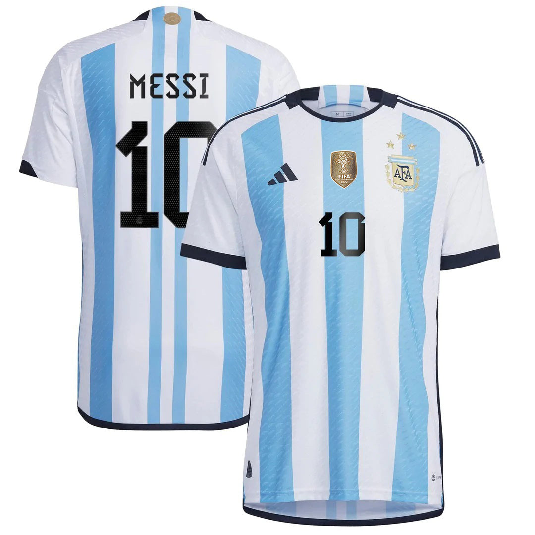 Argentina 2022 Home Champion 3 stars home Style 1