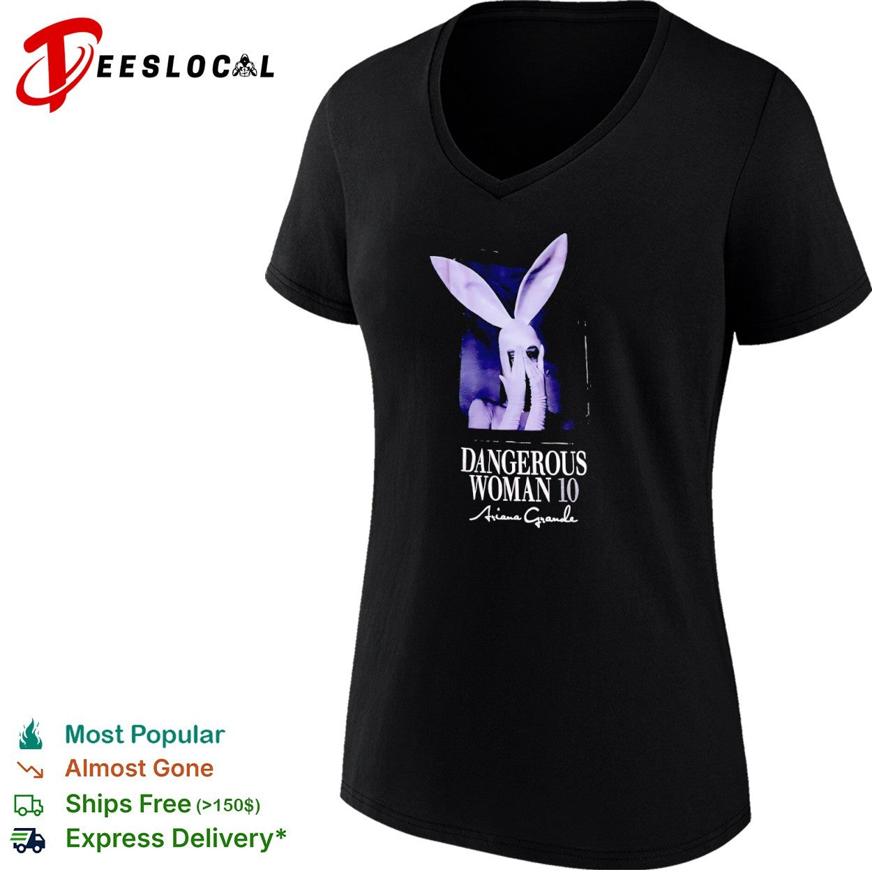 Ariana Grande Dangerous Woman 10 10th Anniversary shirt