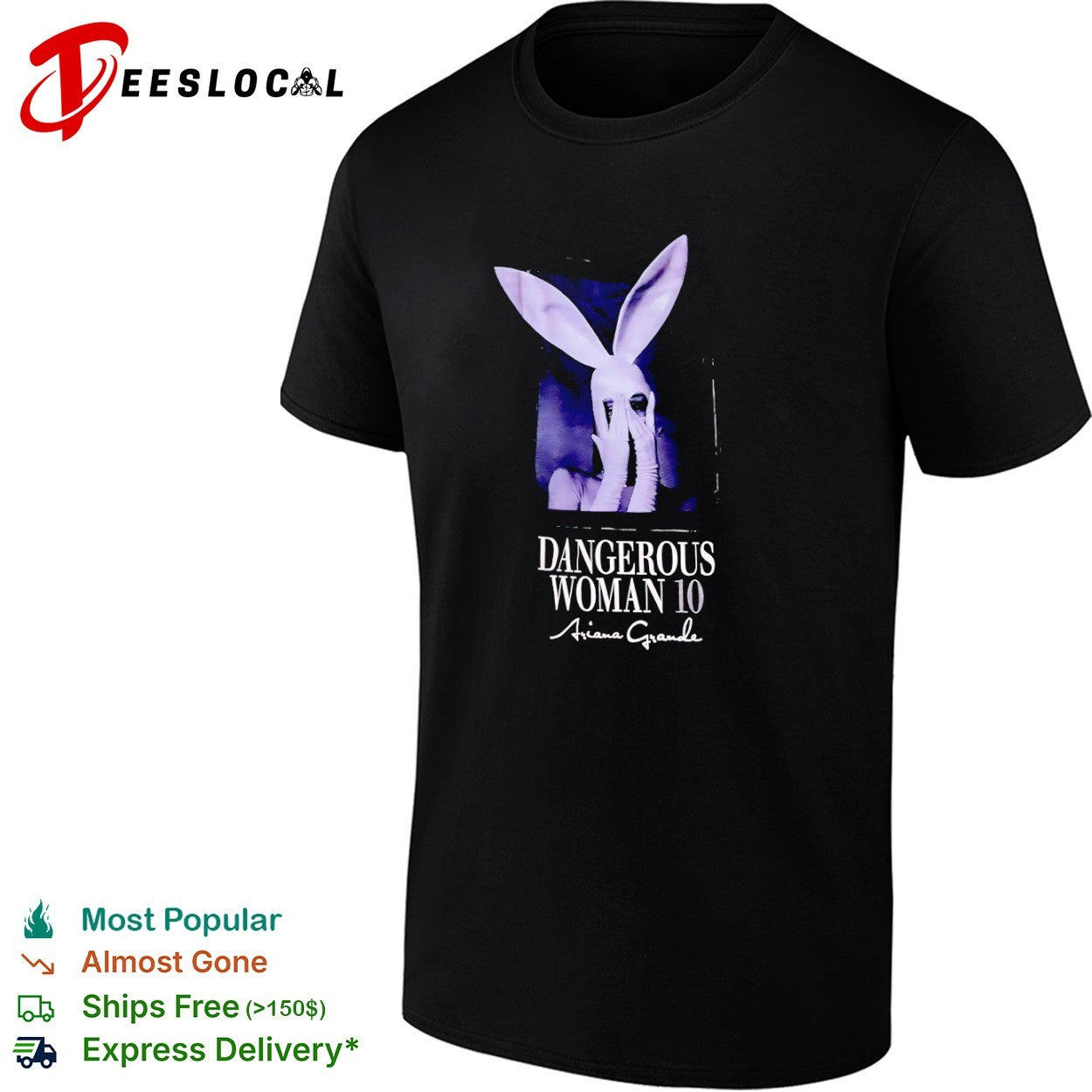 Ariana Grande Dangerous Woman 10 10th Anniversary shirt