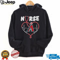 Arizona Baseball Nurse Stethoscope Heartbeat Team Fan T Shirt