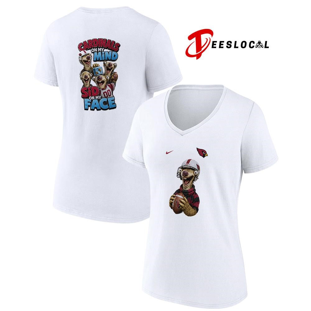 Arizona Cardinals on my mind Sid on my face shirt