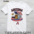 Arizona D Backs 250th Anniversary USA Flag Baseball Jersey T Shirt Custom Name