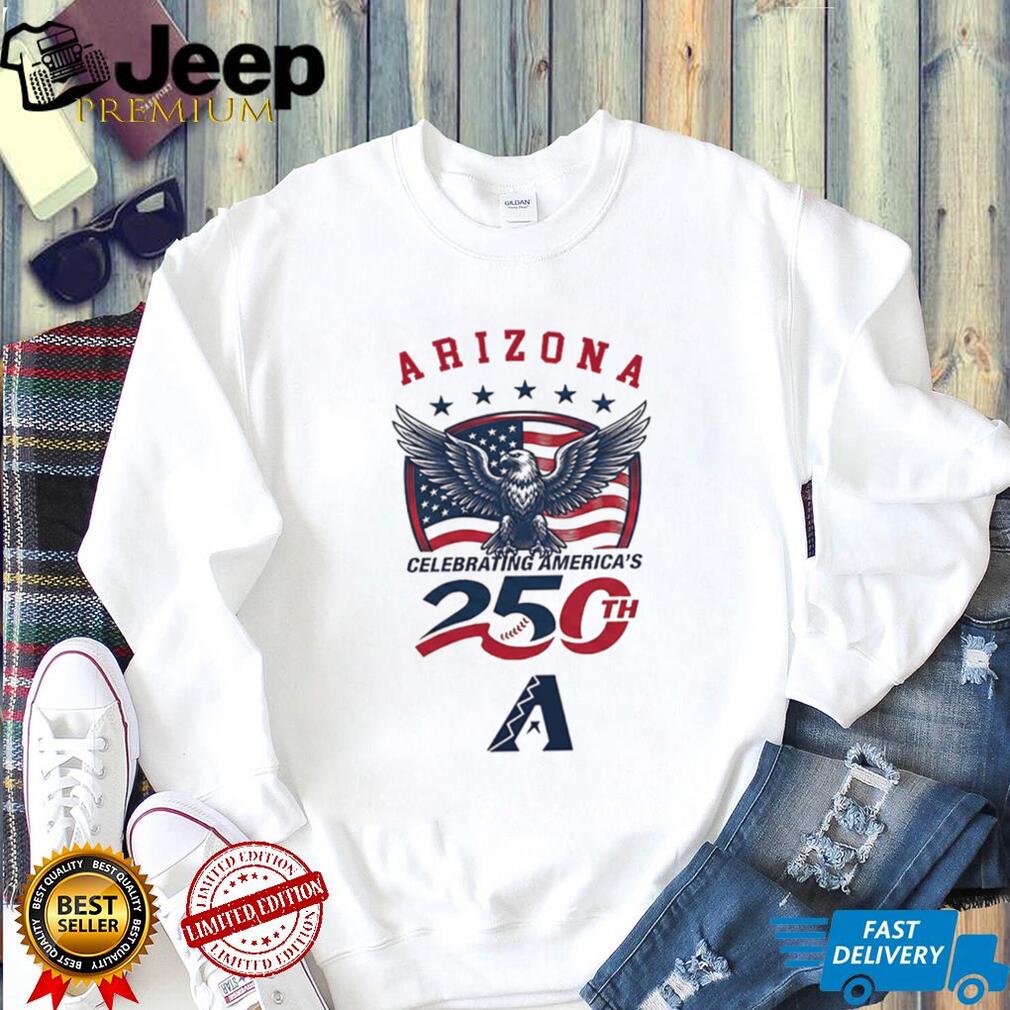 Arizona D Backs Celebrating America’s 250th Baseball Jersey T Shirt Custom Name
