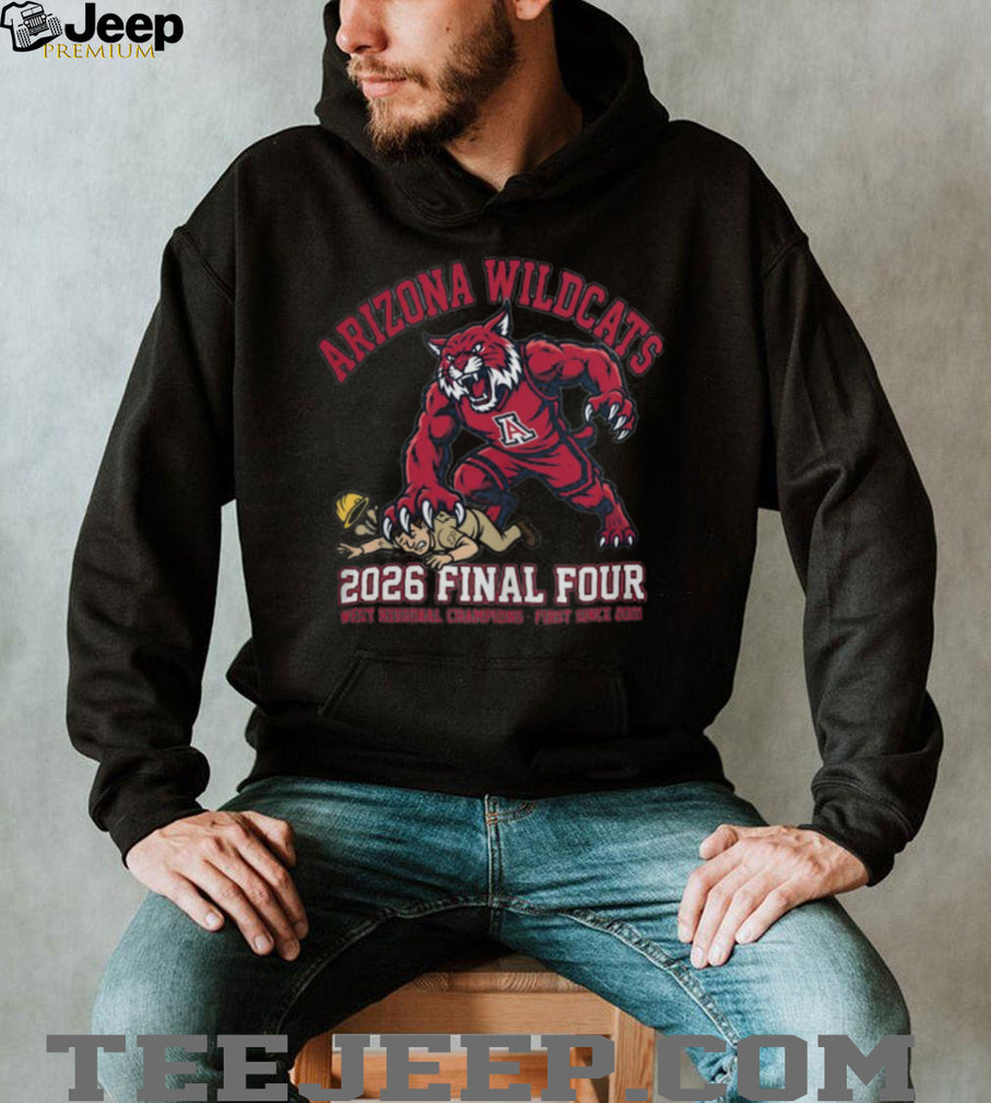 Arizona Wildcats 2026 Final Four West Regional Champions T Shirt