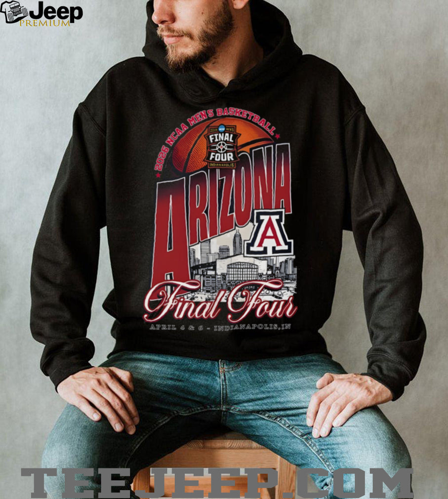 Arizona Wildcats 2026 NCAA Men’s Basketball Final Four Indianapolis T Shirt