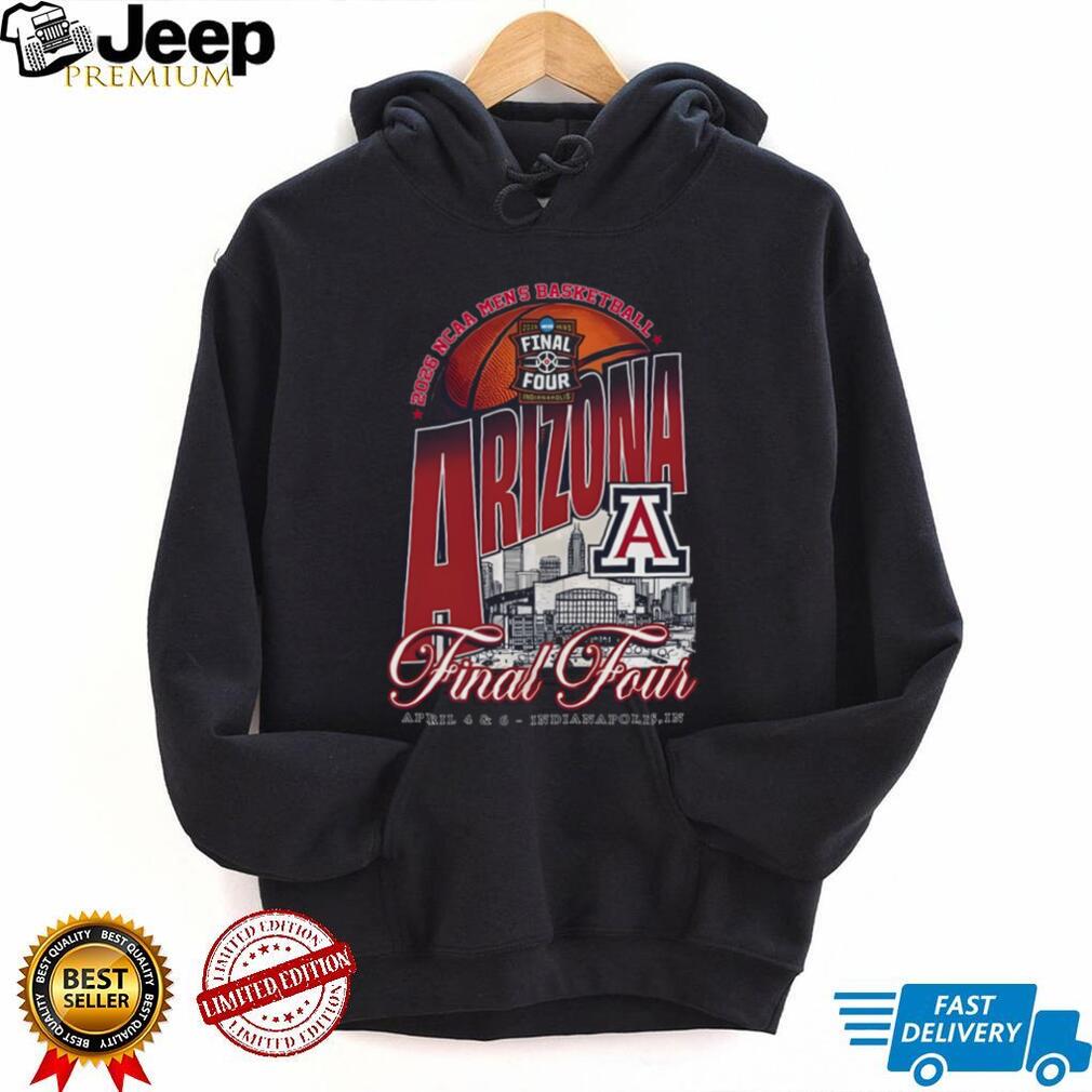 Arizona Wildcats 2026 NCAA Men’s Basketball Final Four Indianapolis T Shirt