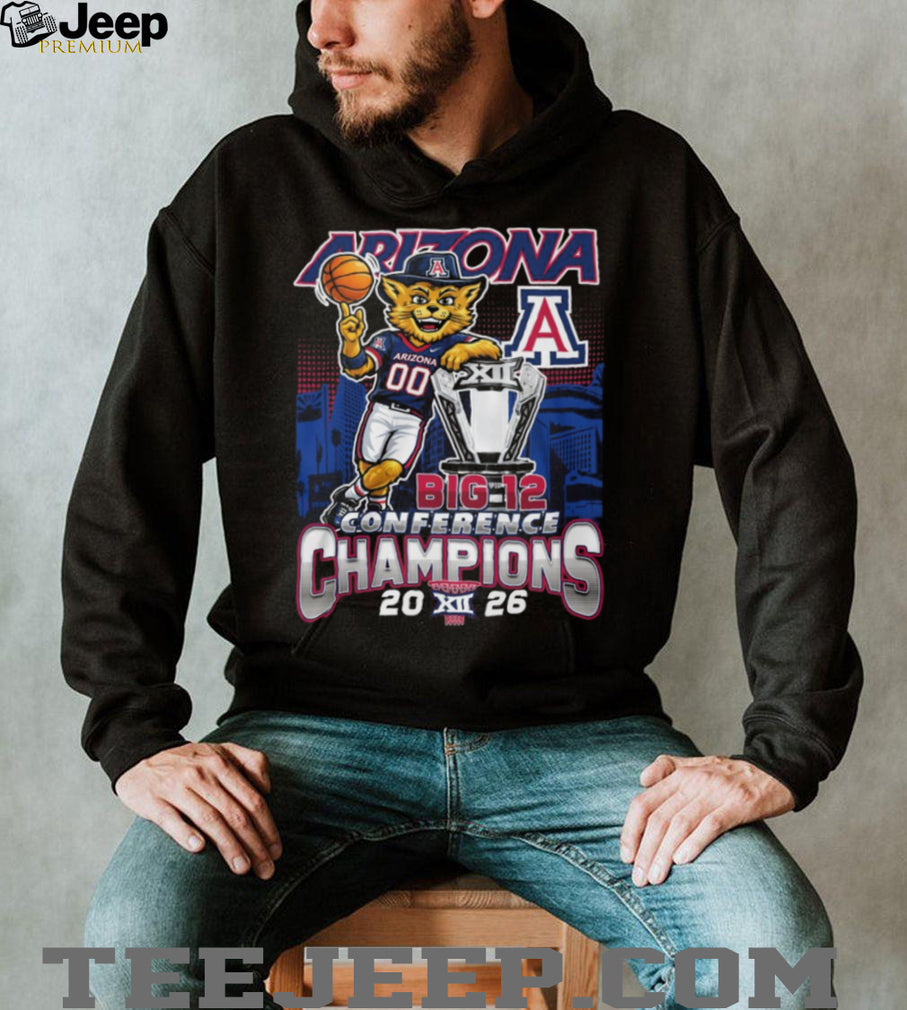 Arizona Wildcats Big 12 Conference Basketball Champions 2026 T Shirt
