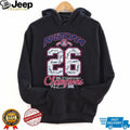 Arizona Wildcats Big 12 Conference Champions 2026 Signature T Shirt