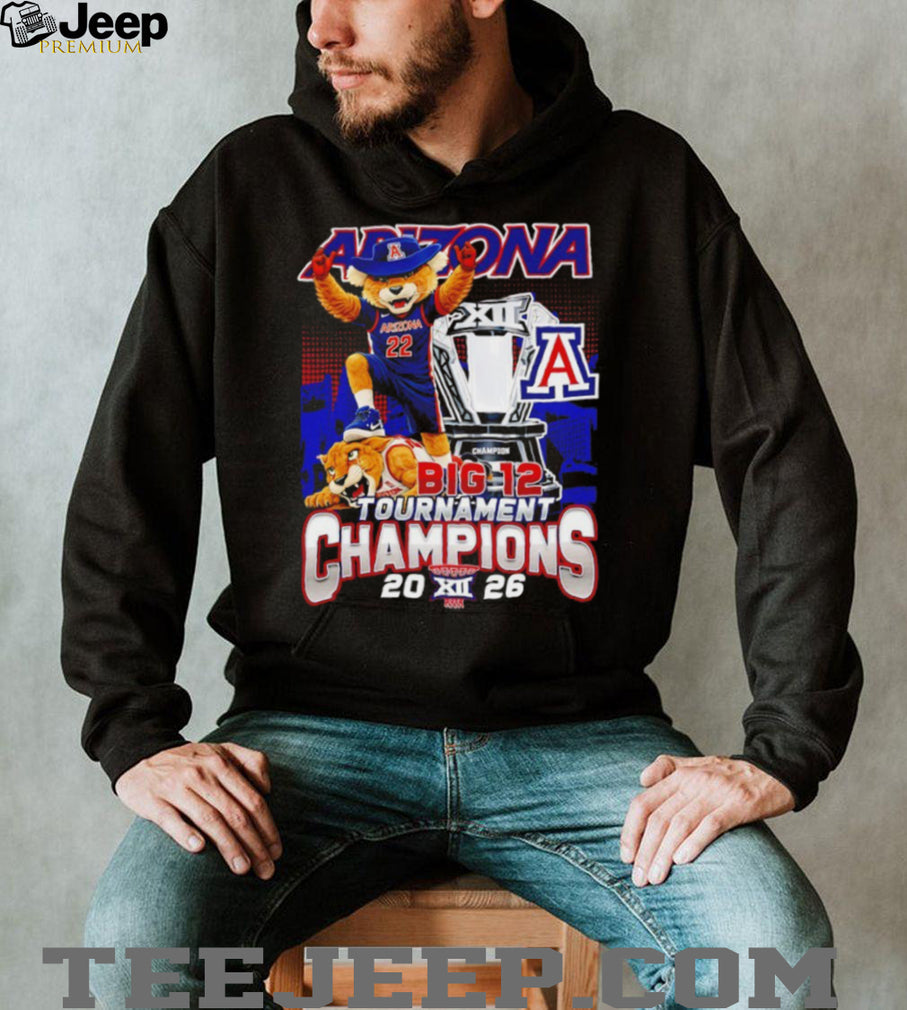 Arizona Wildcats Big 12 Tournament Champions 2026 T Shirt