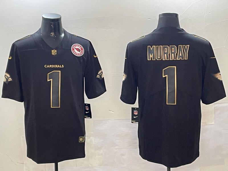Arizona Cardinals #1 Kyler Murray Red Black Gold Adult Style 1