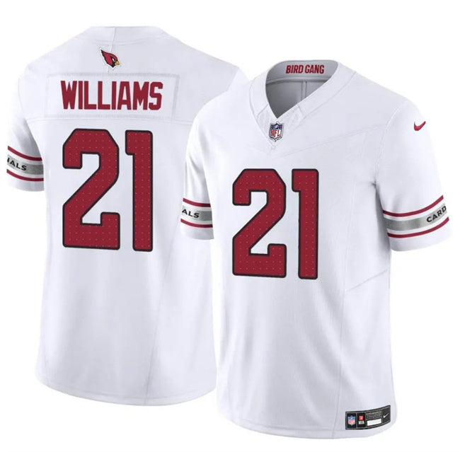 Arizona Cardinals #21 Garrett Williams White 2024 F.U.S.E. Vapor Untouchable