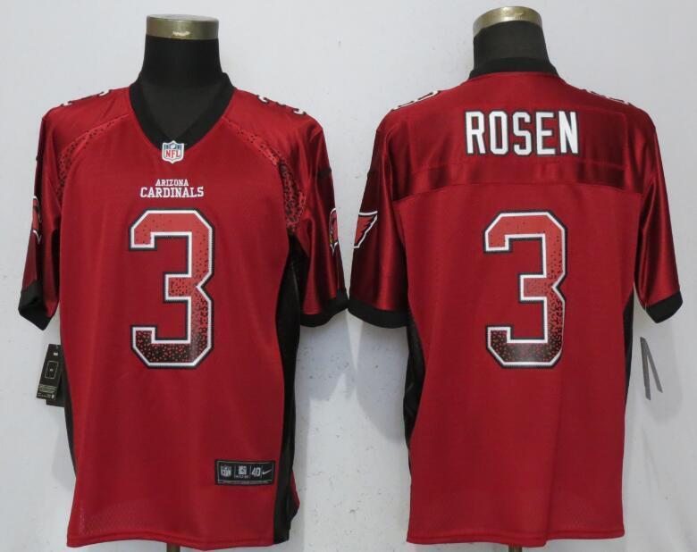 Arizona Cardinals #3 Josh Rosen Drift Fashion Red Elite Jerseys